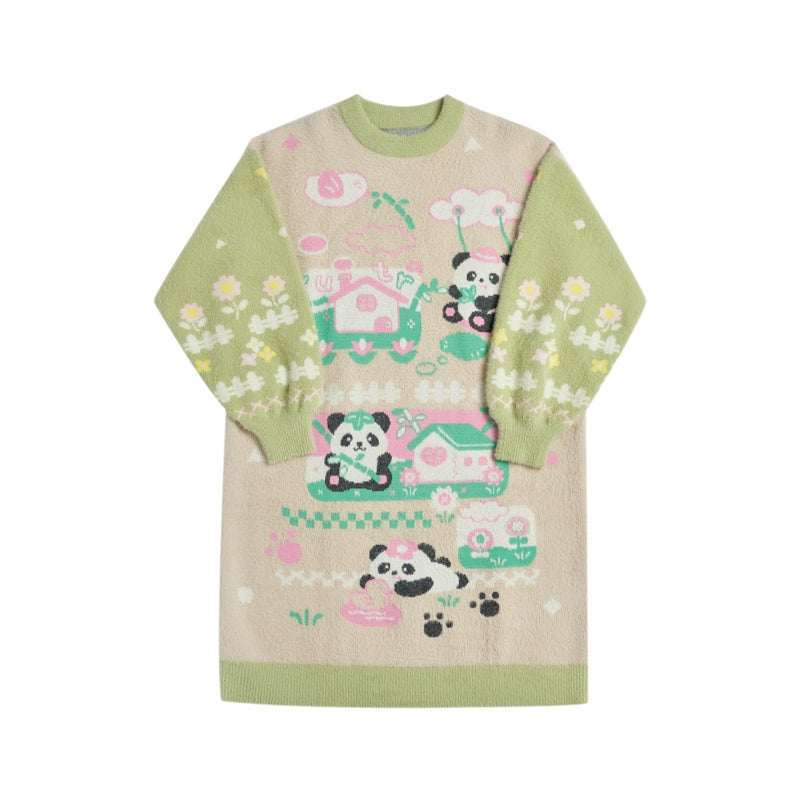 Harajuku Dress Khaki Panda Dress Decora Fashion Dress dress Lutra Jump