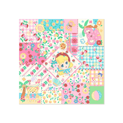 Harajuku Kerchief Patchwork Printed Kerchief Decora Fashion Kerchief Kerchief Lutra Jump