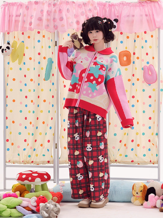 Harajuku Pants Red Panda Pants Decora Fashion Pants pants Nikkou home