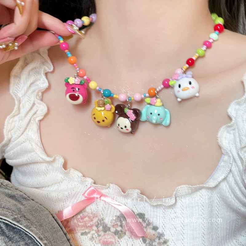 GIRL INSTITUTE Decora Beaded Necklace