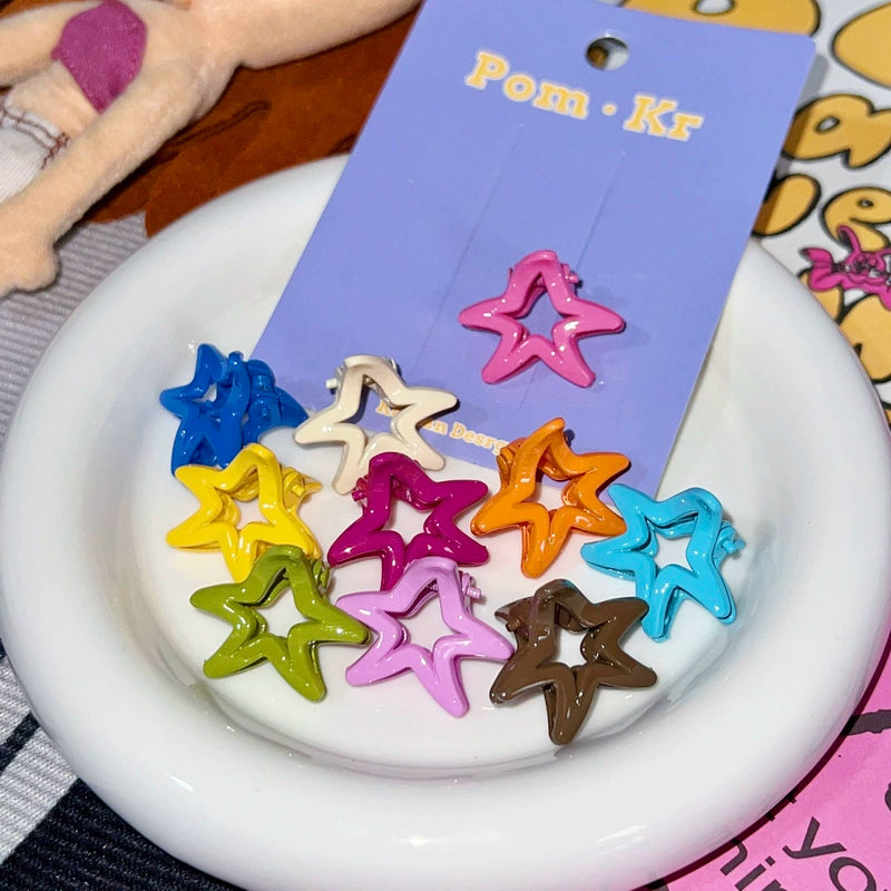 StrangeLab Star Hair Clip | Heart Claw Clip | Side Bangs Clip hair clip strangelab Starfish