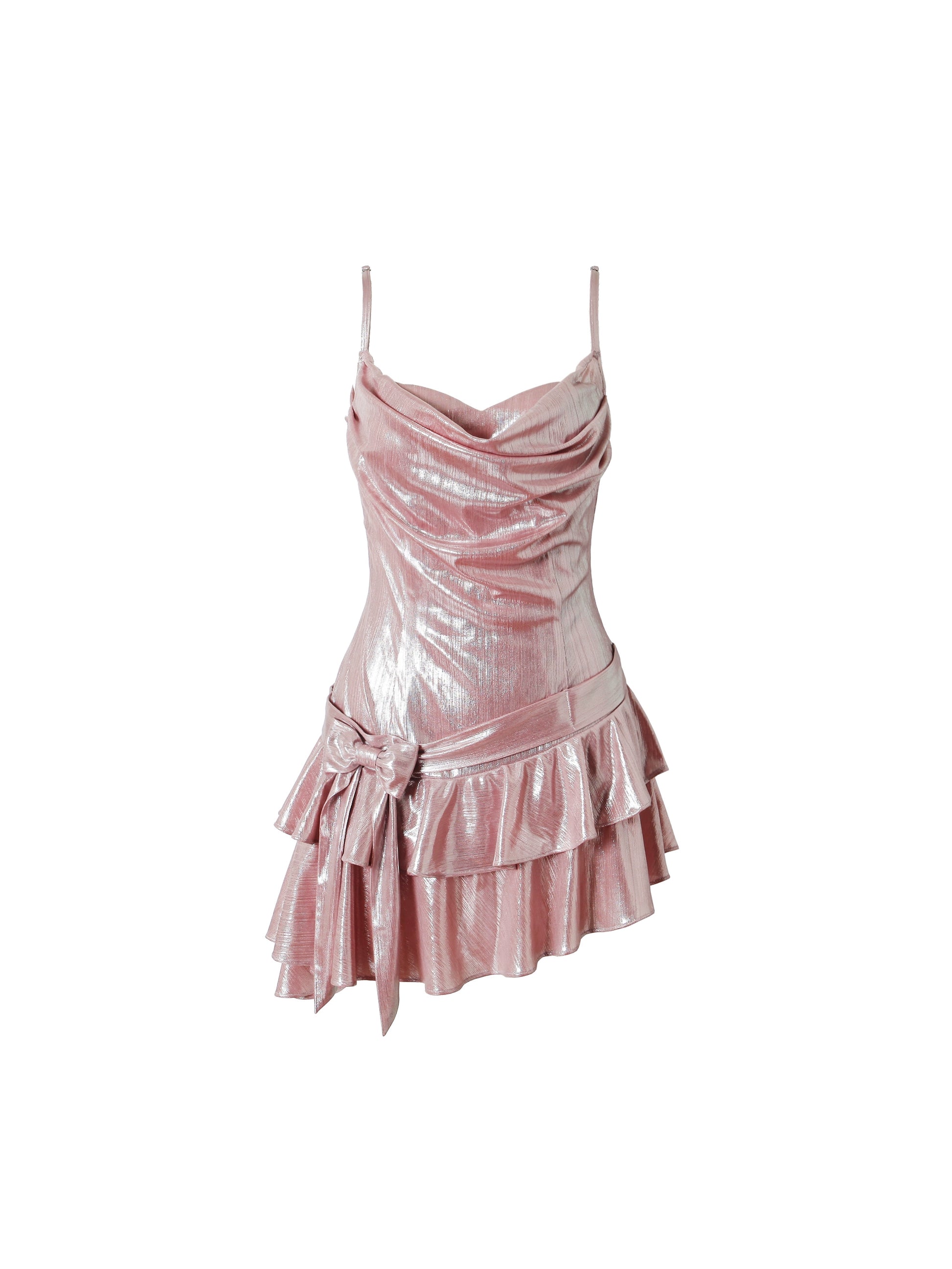 princess style casual dress Sweet Princess Style Halter Tulle Casual Dress with Long Puff Sleeves