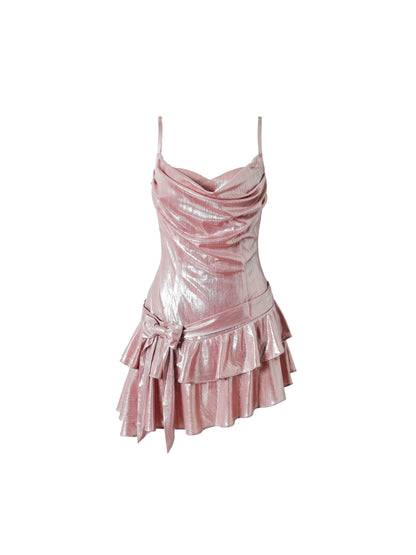 YZZI HE Pink Princess Dress