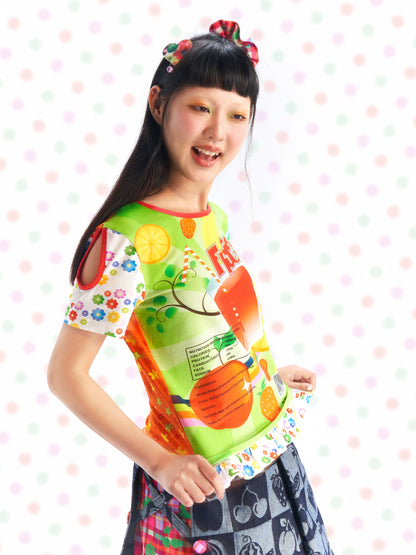 Fruits Decora Kei Candy Packaging T-shirt