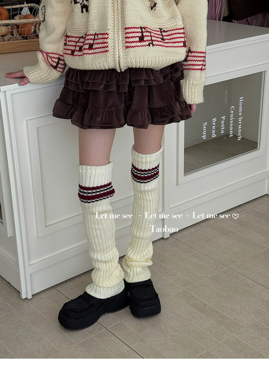LET ME SEE - Kawaii JK Knit Leg Warmers leg warmmers let me see