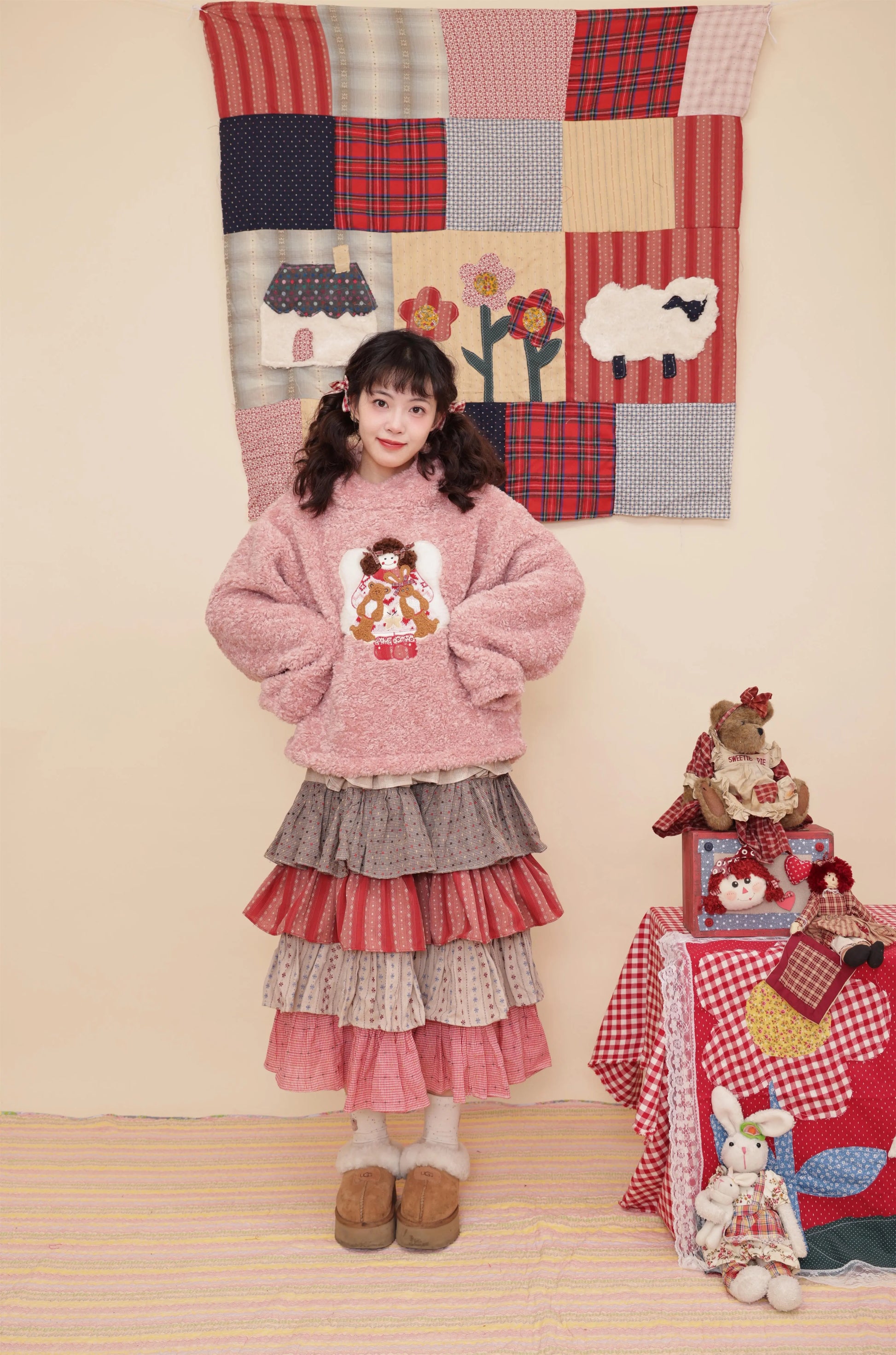 SemenCoicis KidCore Vintage Tiered Skirt skirt SemenCoicis