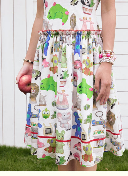 Chemical Girl - Kawaii Print Cute Dress Cotton Lined dress chemical girl