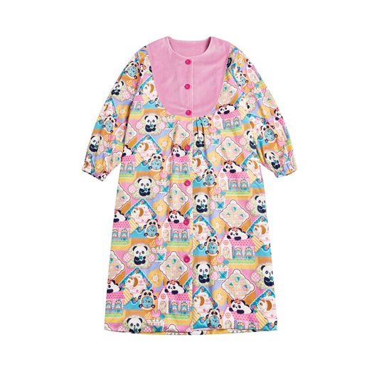 Lutra Jump Decora Fashion Velvet Panda Dress