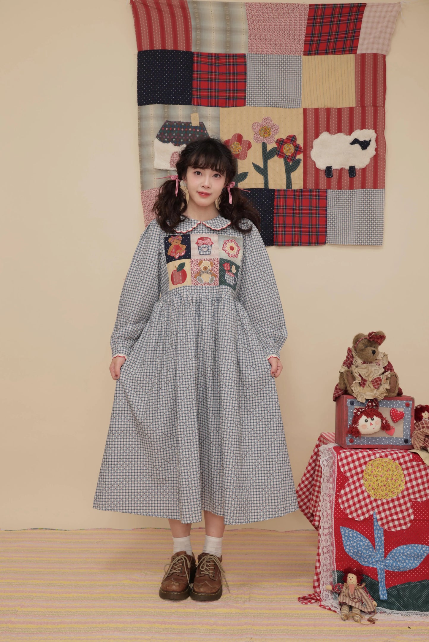 SemenCoicis KidCore Peter Pan Collar Dress