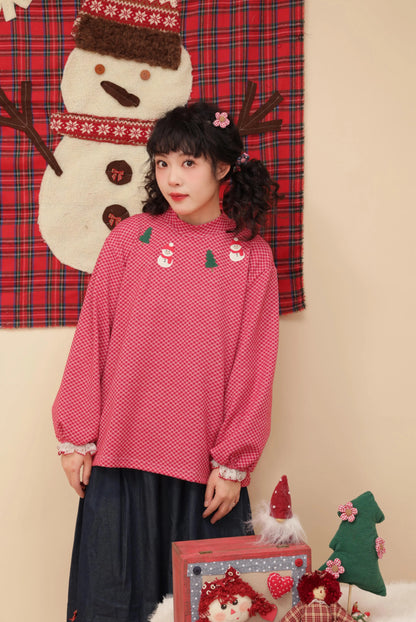 SemenCoicis KidCore Xmas Red Shirt