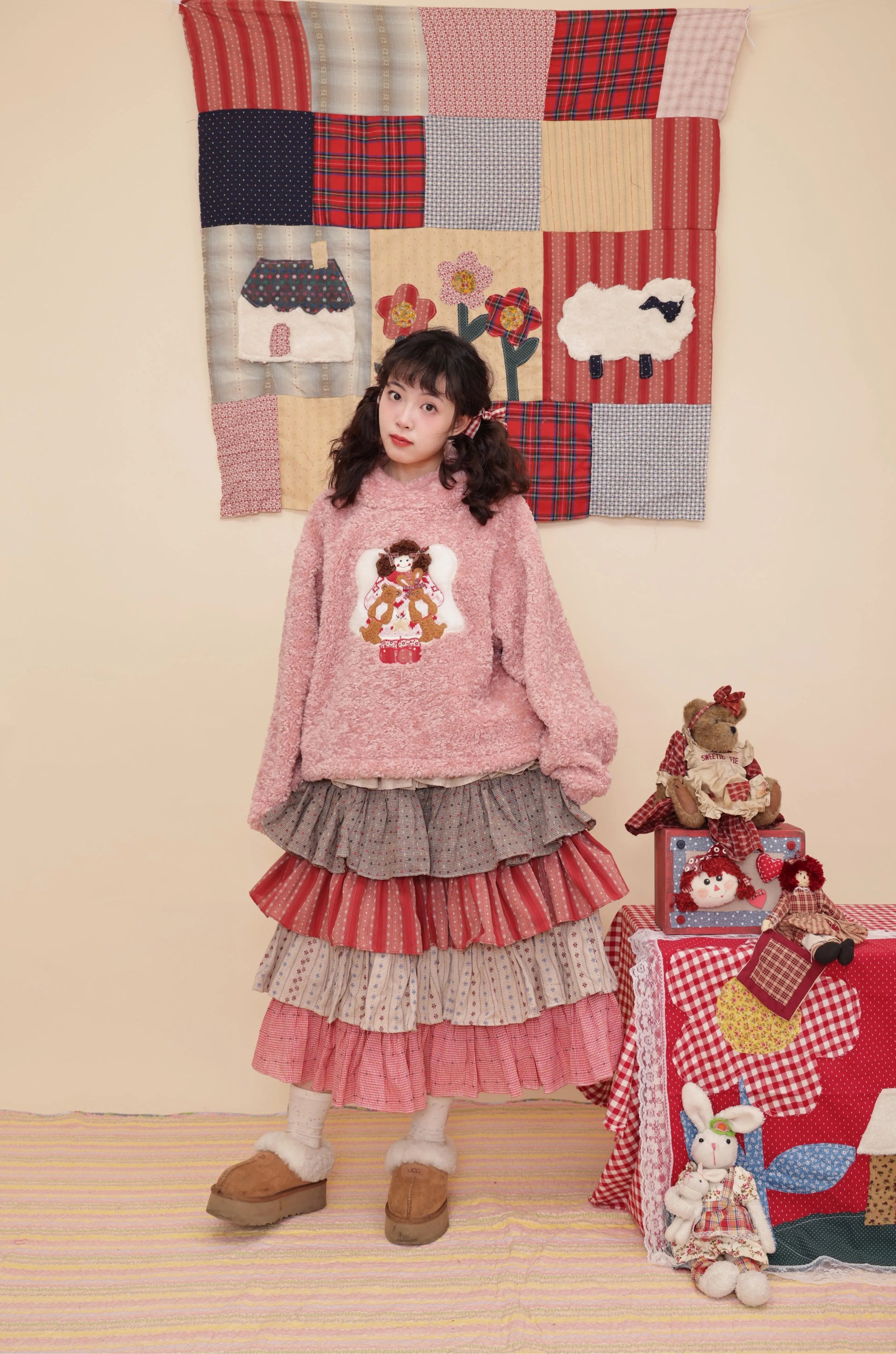 SemenCoicis KidCore Vintage Tiered Skirt skirt SemenCoicis