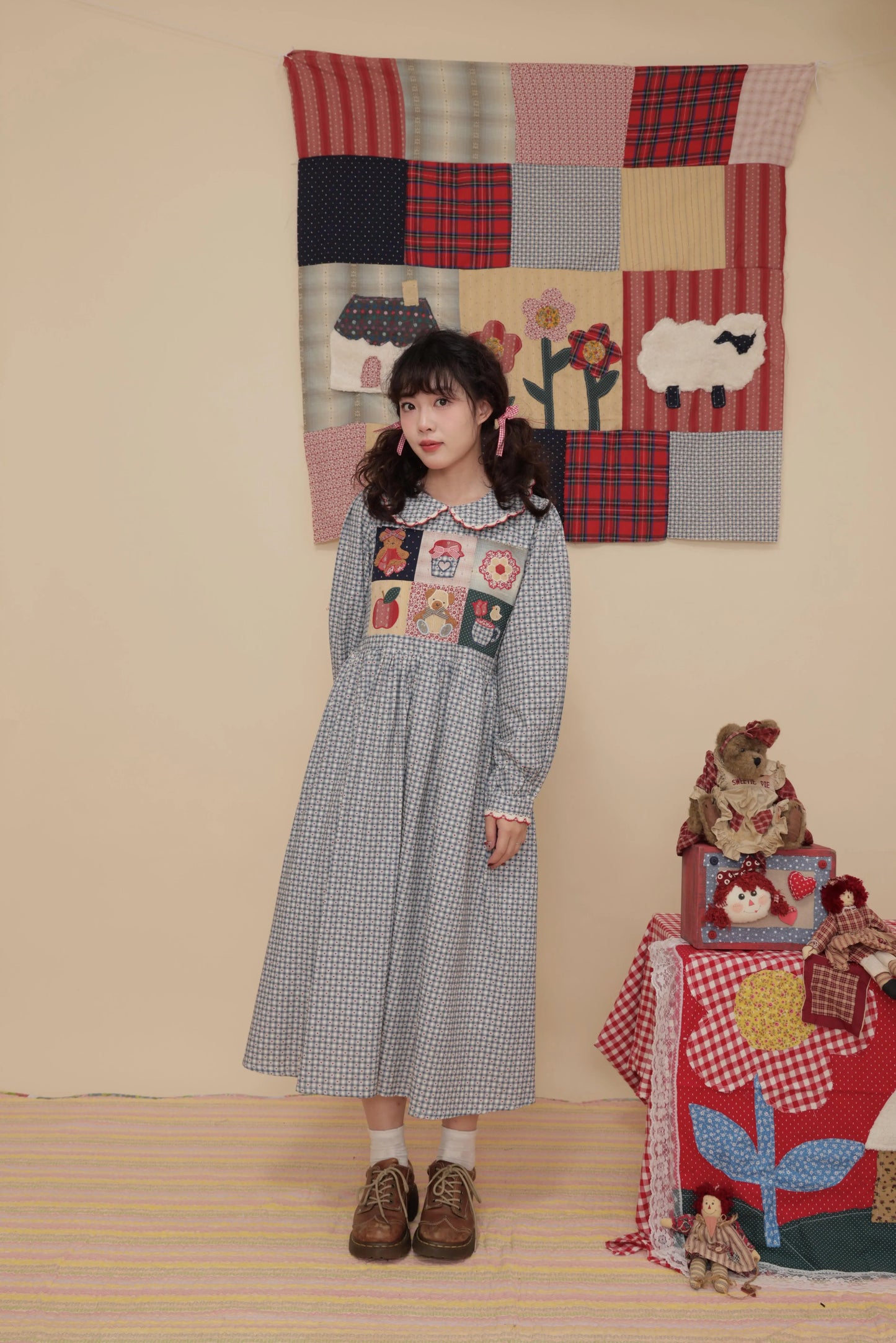 SemenCoicis KidCore Peter Pan Collar Dress