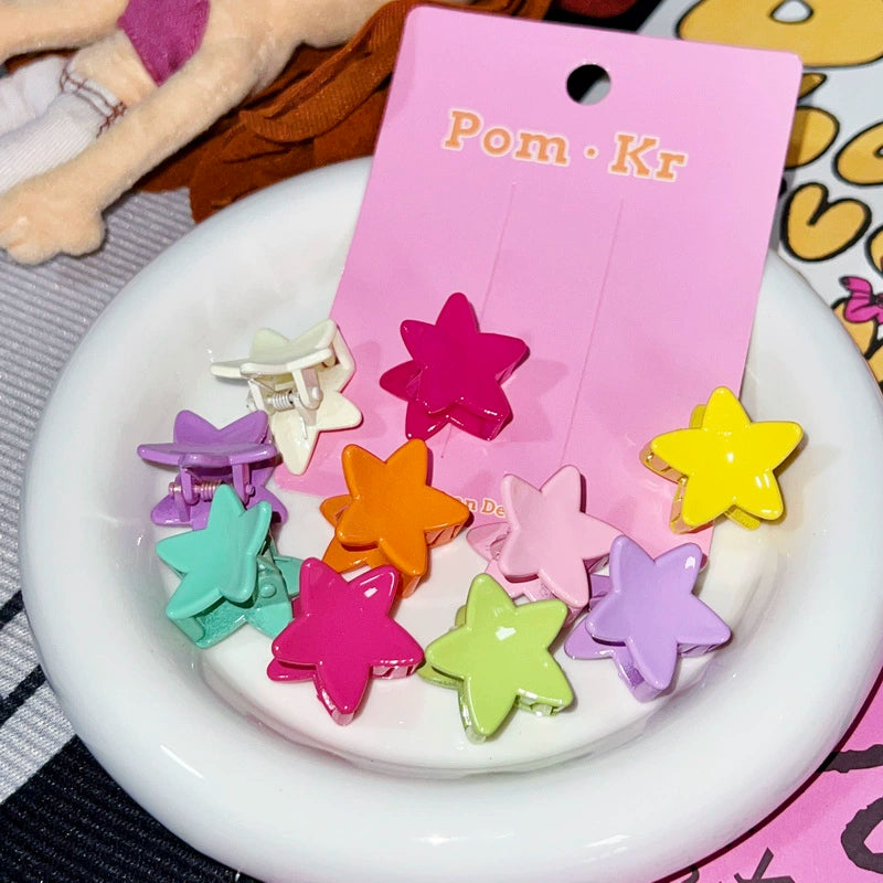 StrangeLab Star Hair Clip | Heart Claw Clip | Side Bangs Clip hair clip strangelab Star