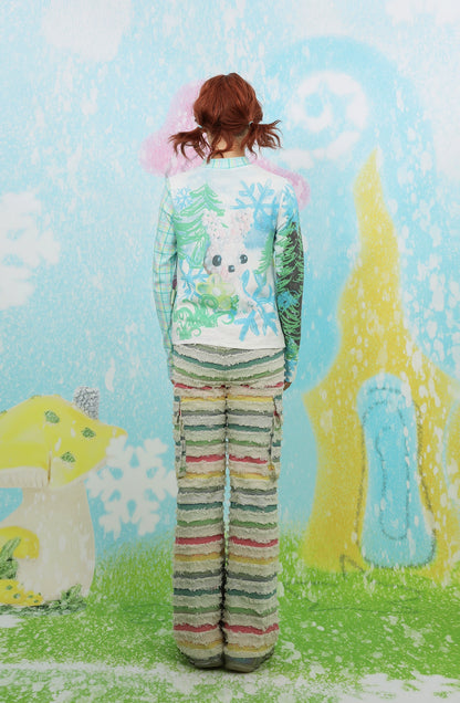 frufru Decora Winter Snowman Sweatshirt