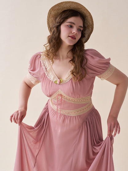 vintage french dress Elegant Fairy Baroque Silk Dress Set / M The Belle Muse website is provided with an SSL encryption system to protect personal and payment data Plus Size Dress Vintage French