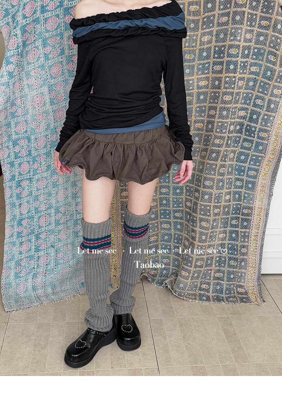 LET ME SEE - Kawaii JK Knit Leg Warmers leg warmmers let me see