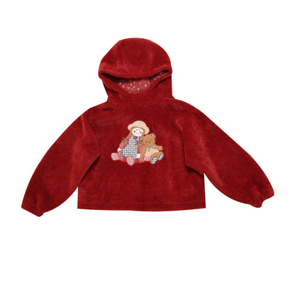 SemenCoicis KidCore Red Girl Hoodie