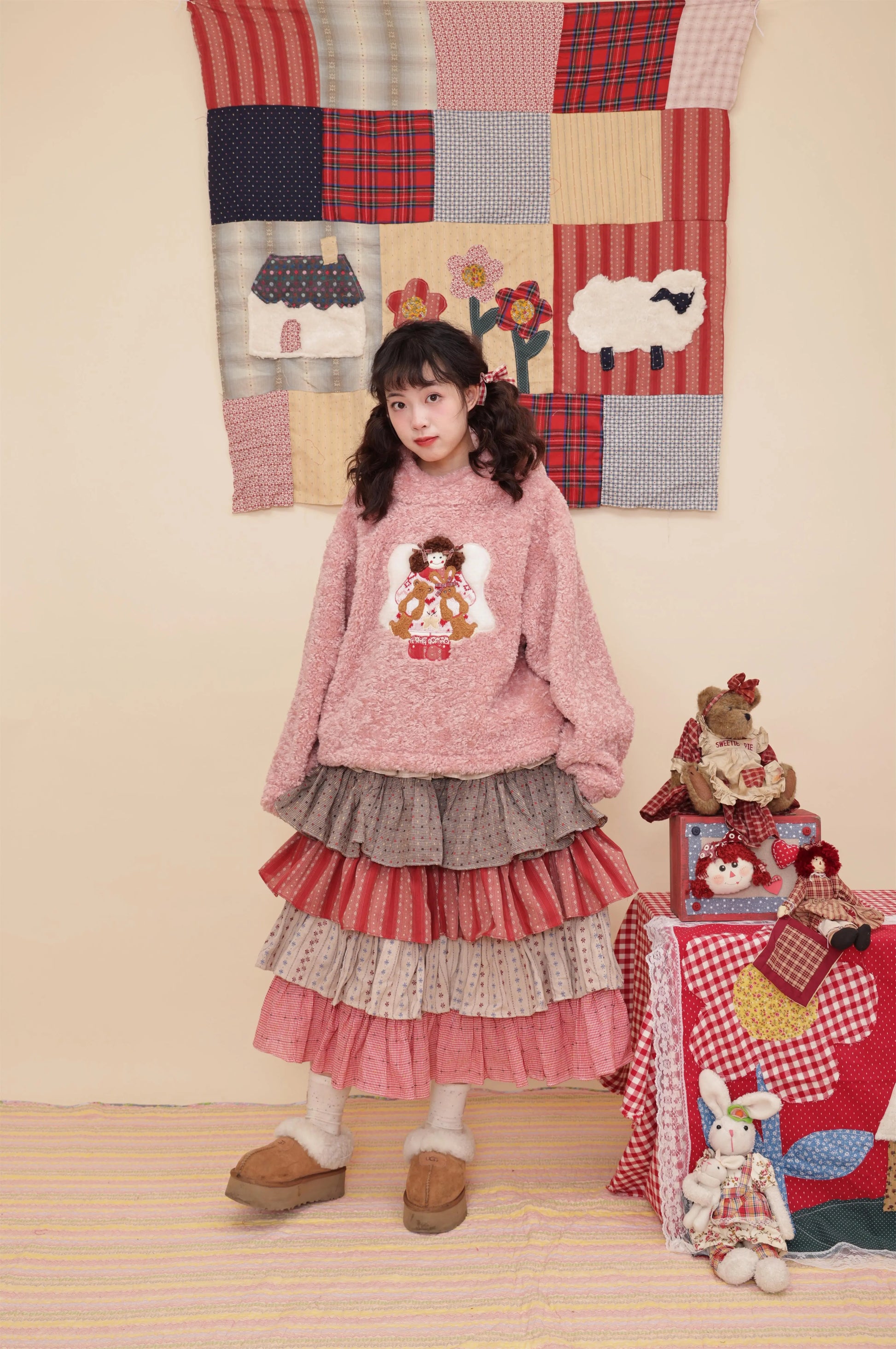 SemenCoicis KidCore Vintage Tiered Skirt skirt SemenCoicis