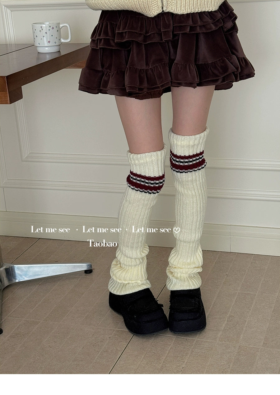 LET ME SEE - Kawaii JK Knit Leg Warmers leg warmmers let me see