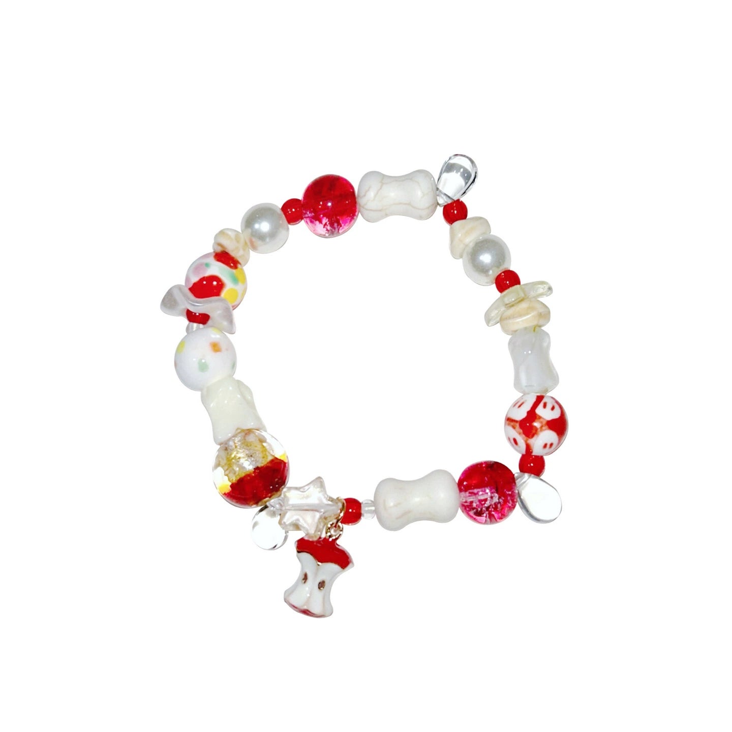 Strangelab - Y2K Bracelet Apple Handmade Beads Harajuku Cute bracelet strangelab