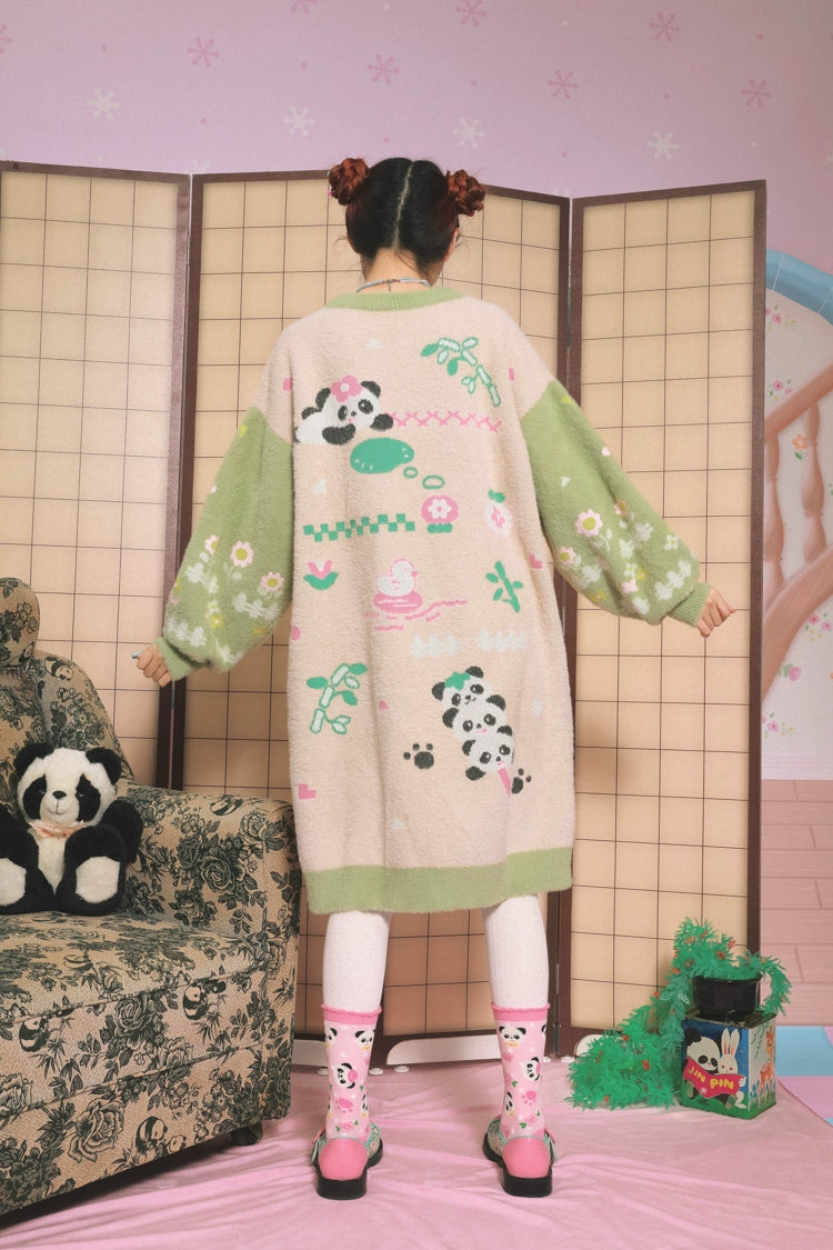 Lutra Jump Decora Fashion Khaki Panda Dress