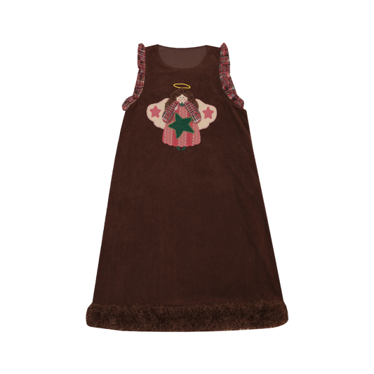 SemenCoicis KidCore Brown Sleeveless Dress