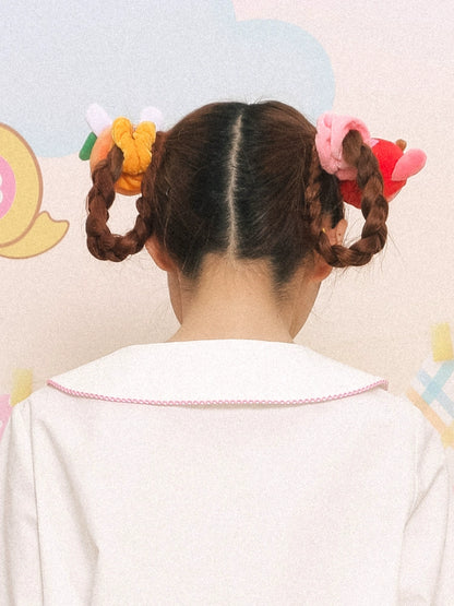 Lutra Jump Bunny Elephant Scrunchie Hair Clip