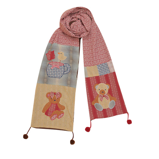 SemenCoicis KidCore Vintage Bear Scarf