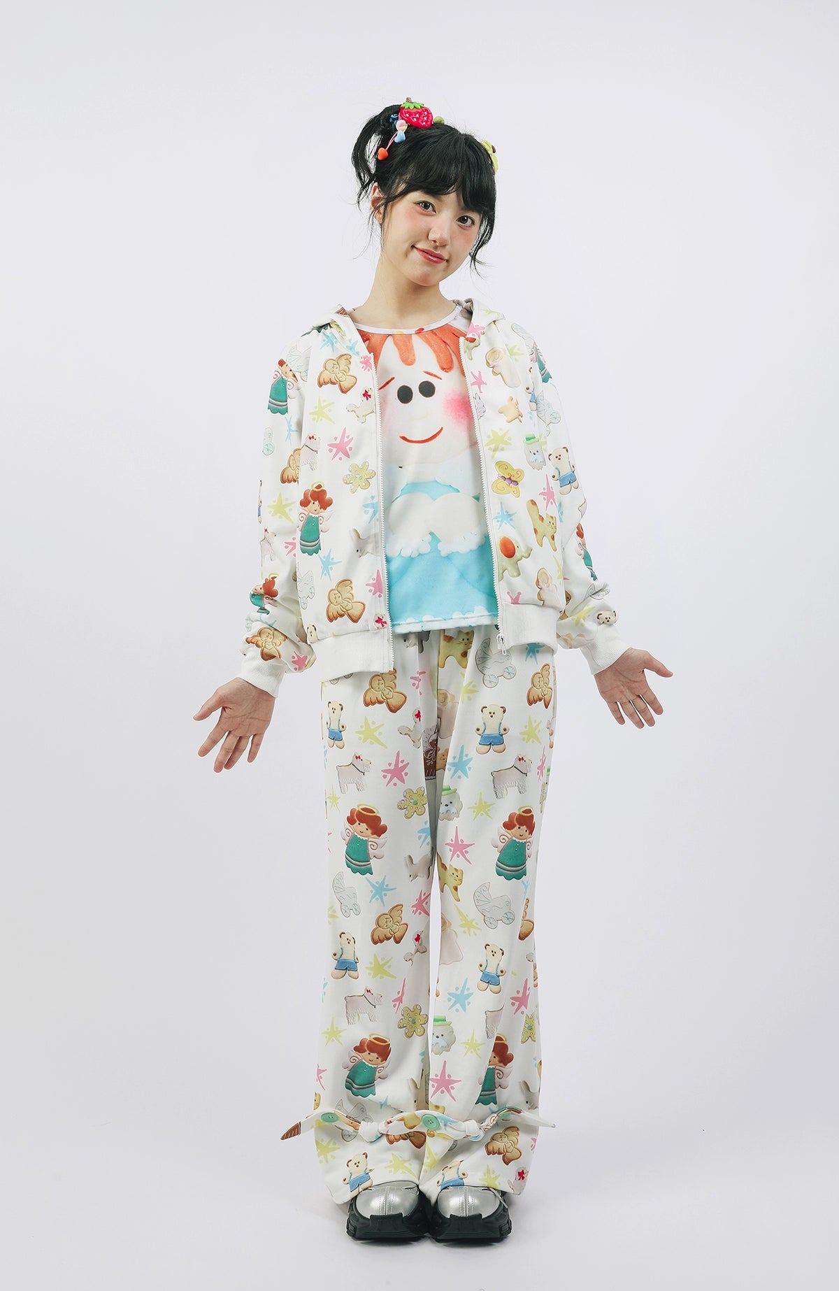 Frufru Decora Bunny Cardigan Hoodie