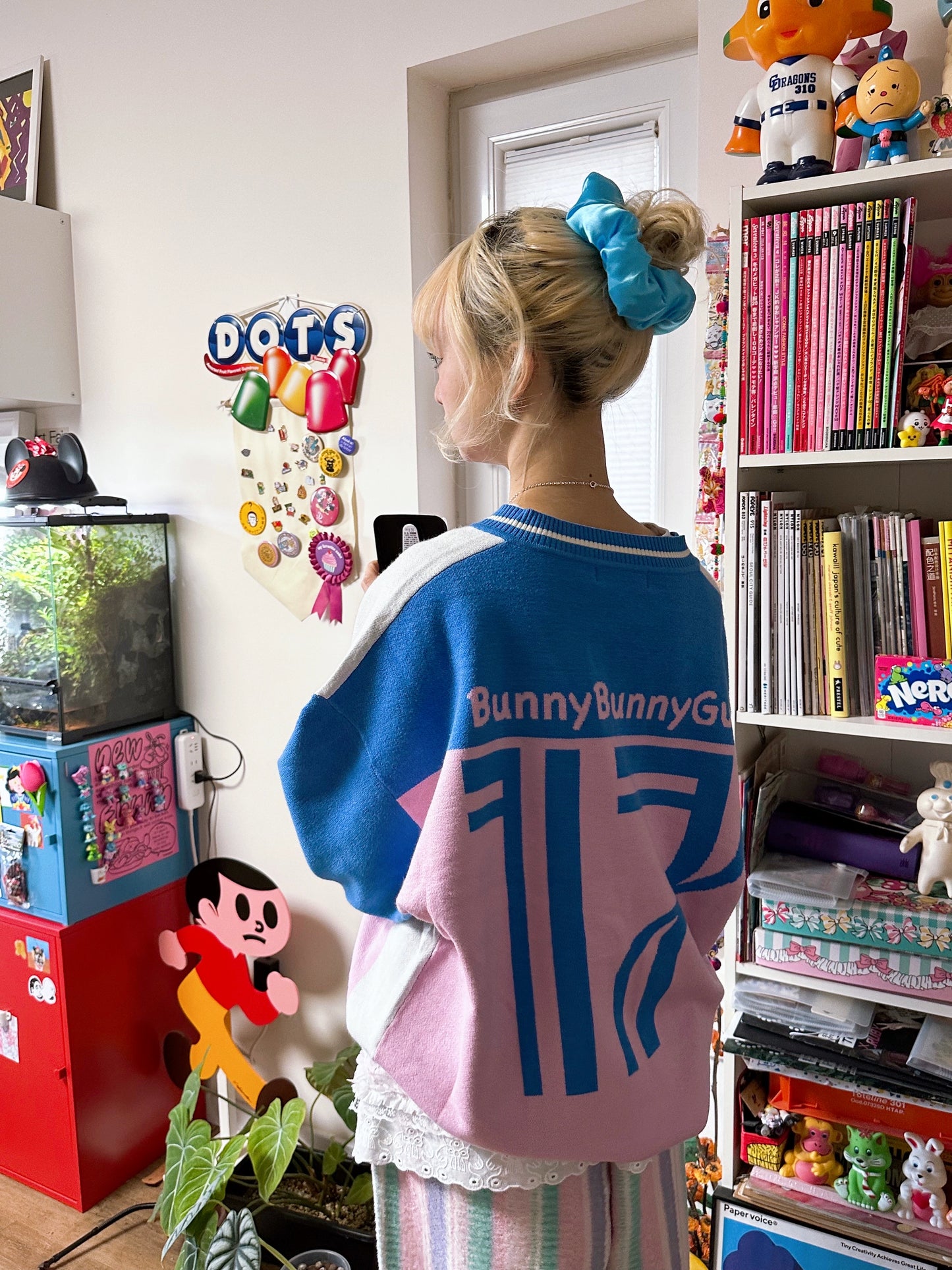 BunnyBunnyGun - Y2K Knit Sweater Oversize Relaxed Pullover sweater bunnybunnygun