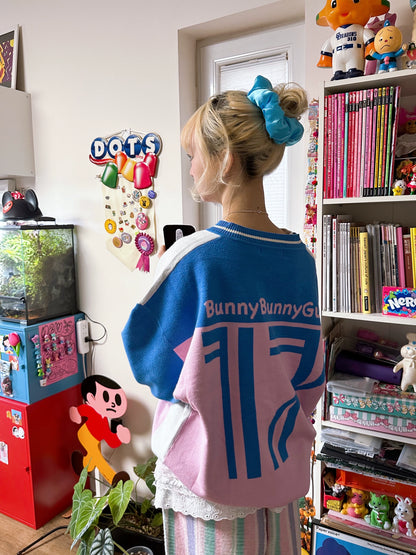 BunnyBunnyGun - Y2K Knit Sweater Oversize Relaxed Pullover sweater bunnybunnygun