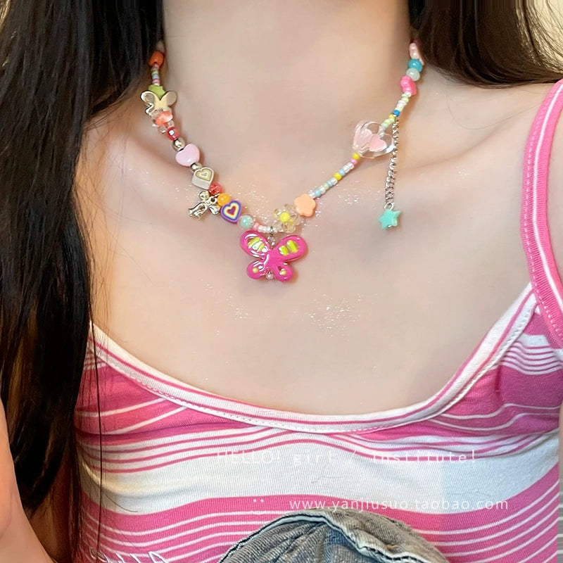 GIRL INSTITUTE Decora Butterfly Necklace