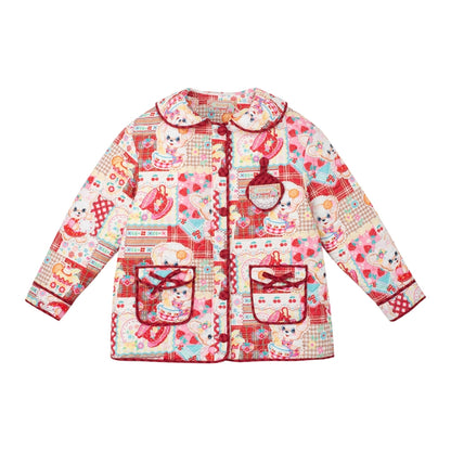 Lutra Jump Decora Kei Red Bunny Jacket