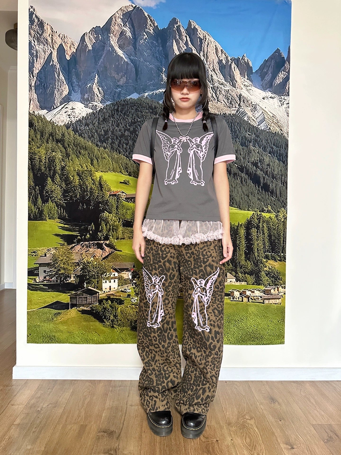 BunnyBunnyGun - Y2K Butterfly Angel T-Shirt tshirt bunnybunnygun