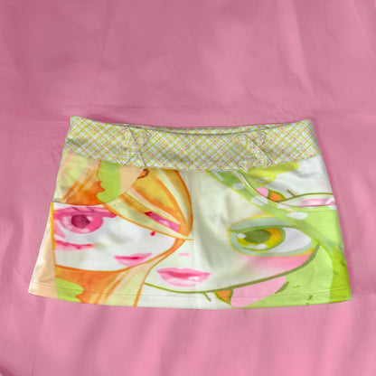 YJM with biubiu - Decora Kei Low Rise Mini Skirt skirt YJM with biubiu