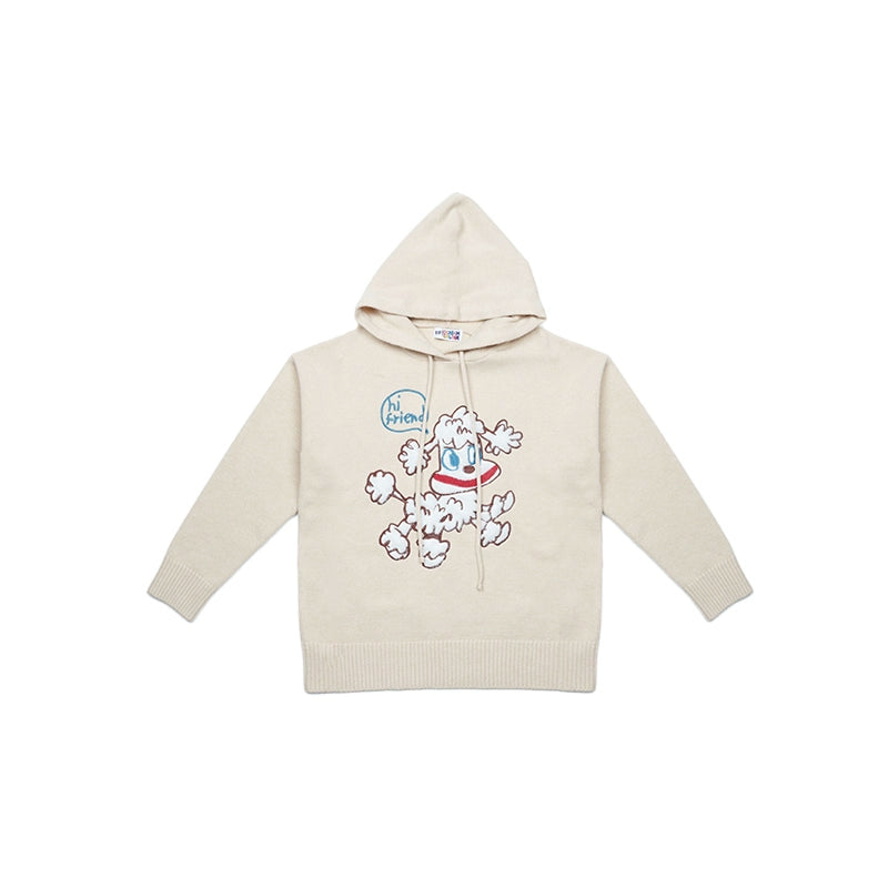 Iscreamcolour Sheep Loose Hoodie Girly Fashion