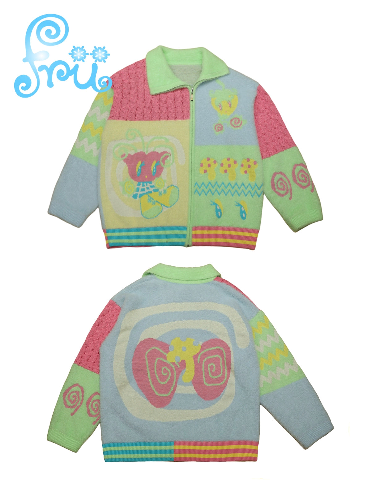 frufru Decora Snow Farm Cardigan