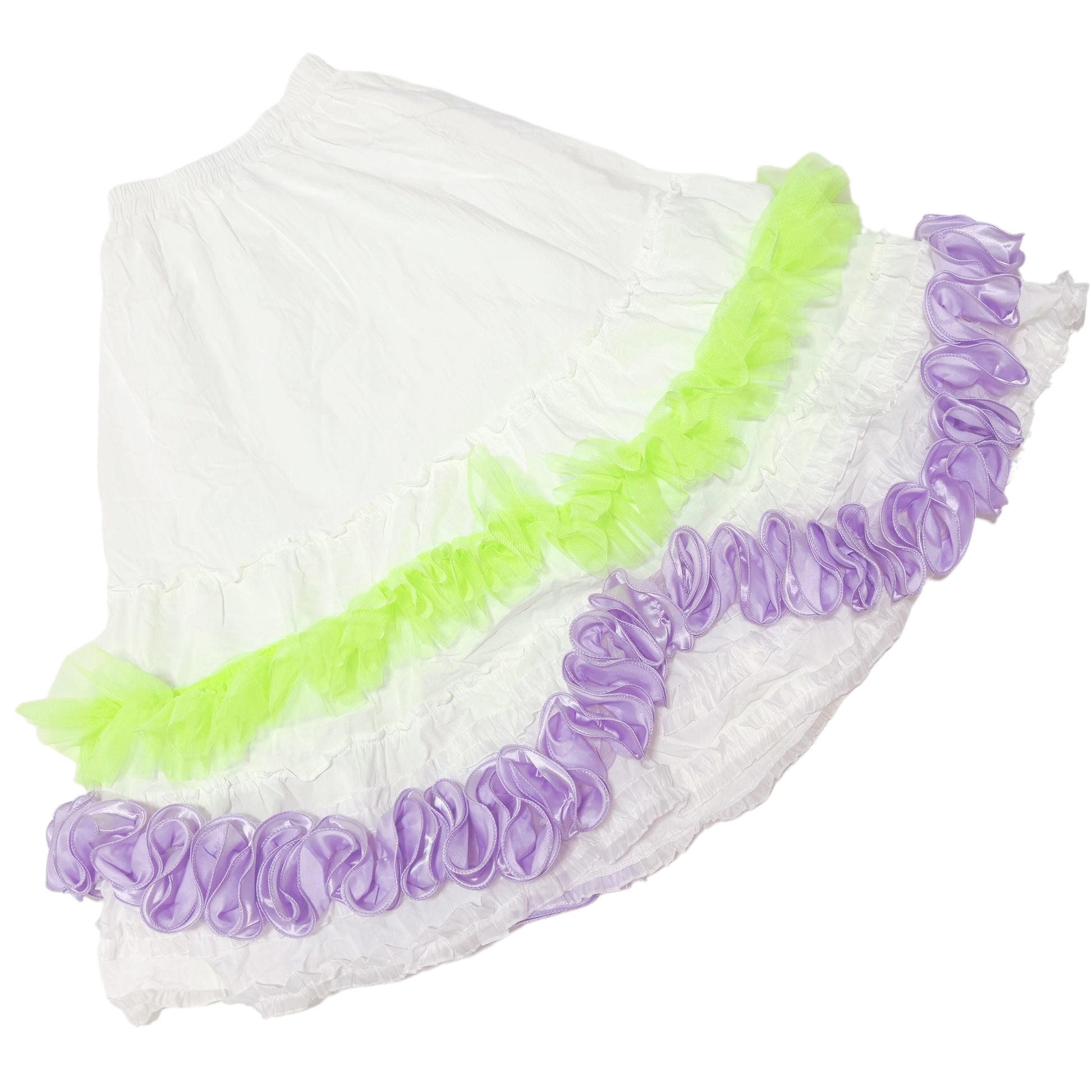 Leerroo - Purple Lace Puff Skirt skirt Leerroo