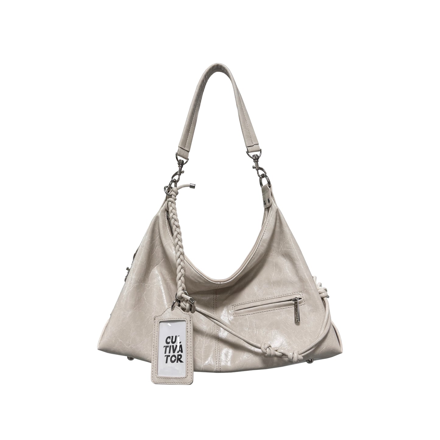 Cultivator - Vintage Hobo Shoulder Bag bag Cultivator Beige