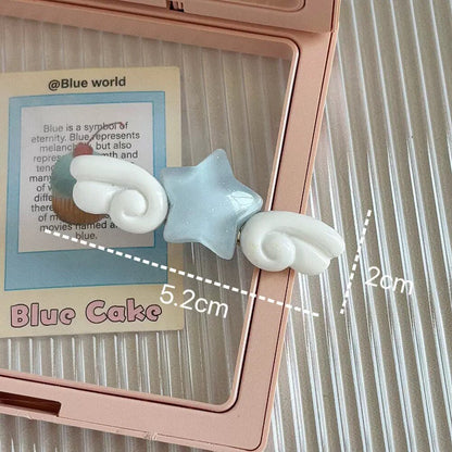 Jelly Star Angel Wing Hair Clips hair clip really cute
