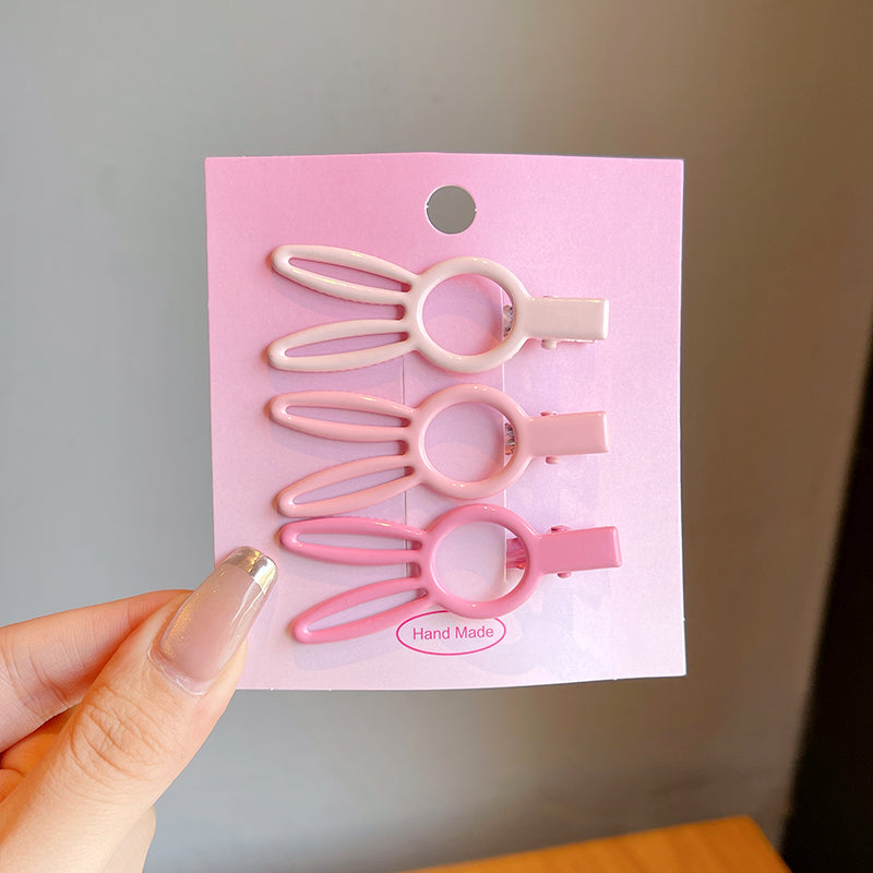 Decora Kei Hair Clip – Star & Heart Pink Acrylic hair clip duofeimao Bunny 3pcs Set