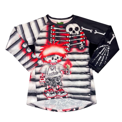 ki00bi00 - Faux Napoleon Bone Punk Long-Sleeve Tee