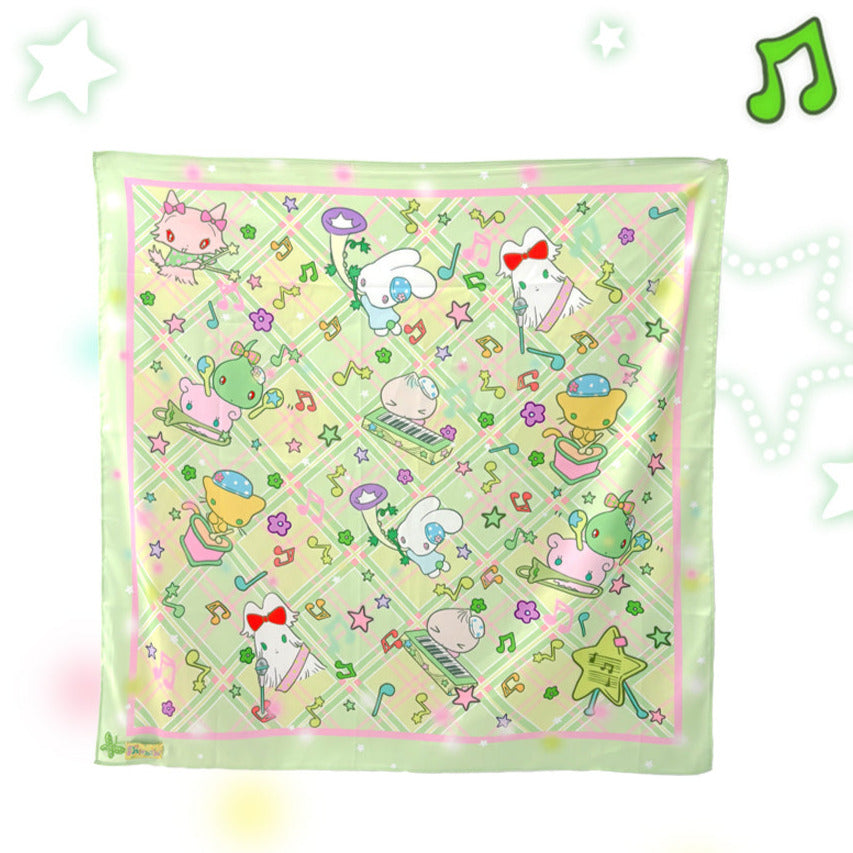 Shishihshop Printed Scarf | Harajuku Satin Square Scarf Kerchief shishihshop