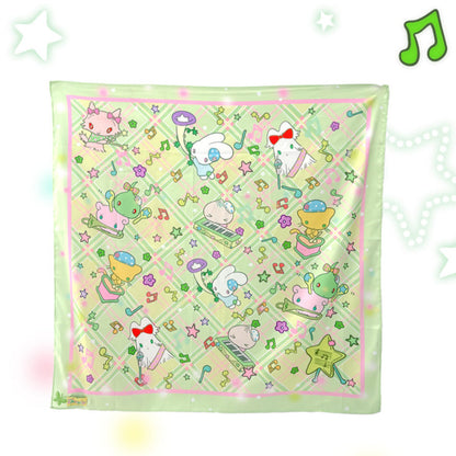 Shishihshop Printed Scarf | Harajuku Satin Square Scarf Kerchief shishihshop