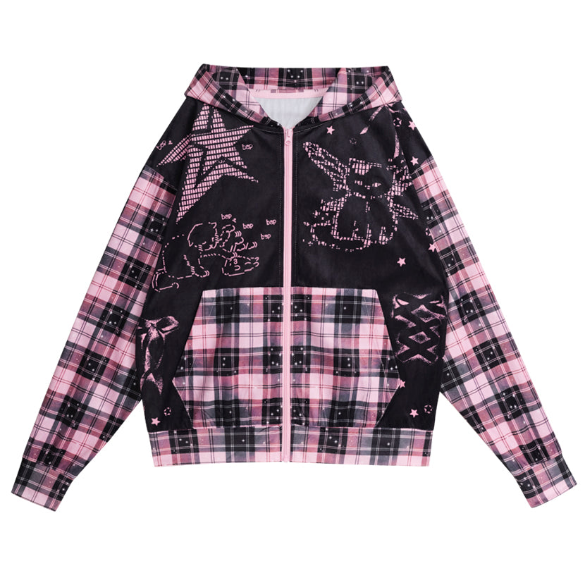 Nihon Kids - Decora Kei Cat Hoodie jacket NIHON KIDS