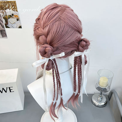 Alice Garden - Kawaii Handmade Braided Wig wig Alice Garden Pink