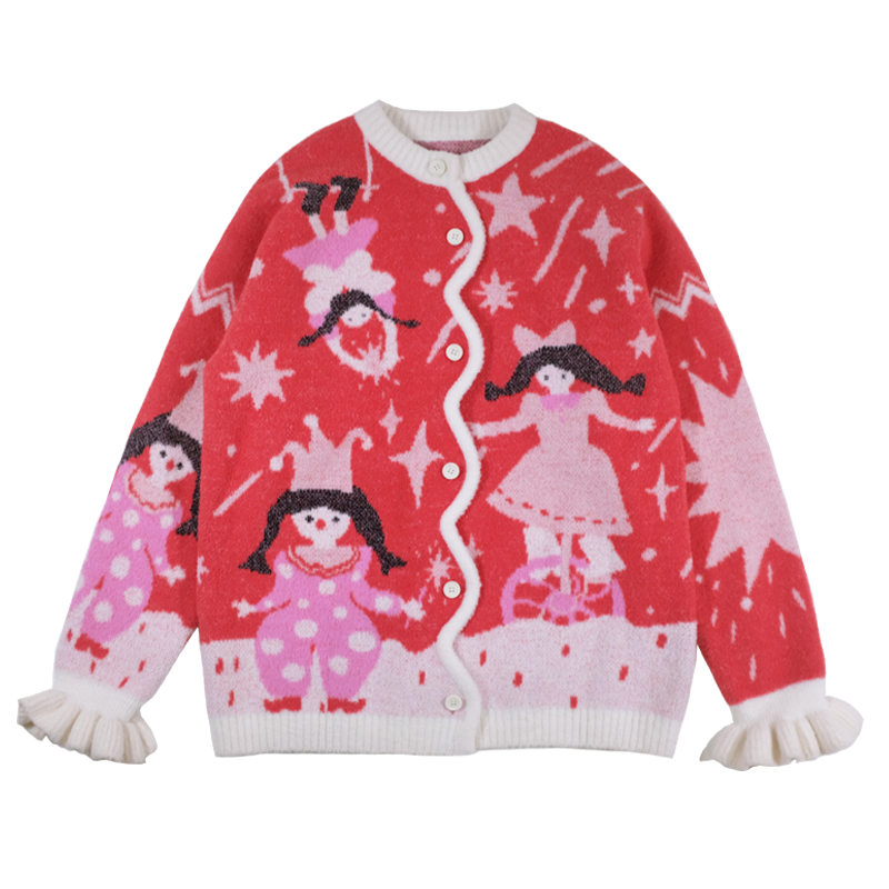 Meugler Fantasy Circus Candy Fairy Soft Knit Cardigan – Cozy & Cute