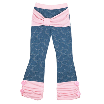 NIHONKIDS - Star Patch Flare Jeans pants NIHON KIDS S
