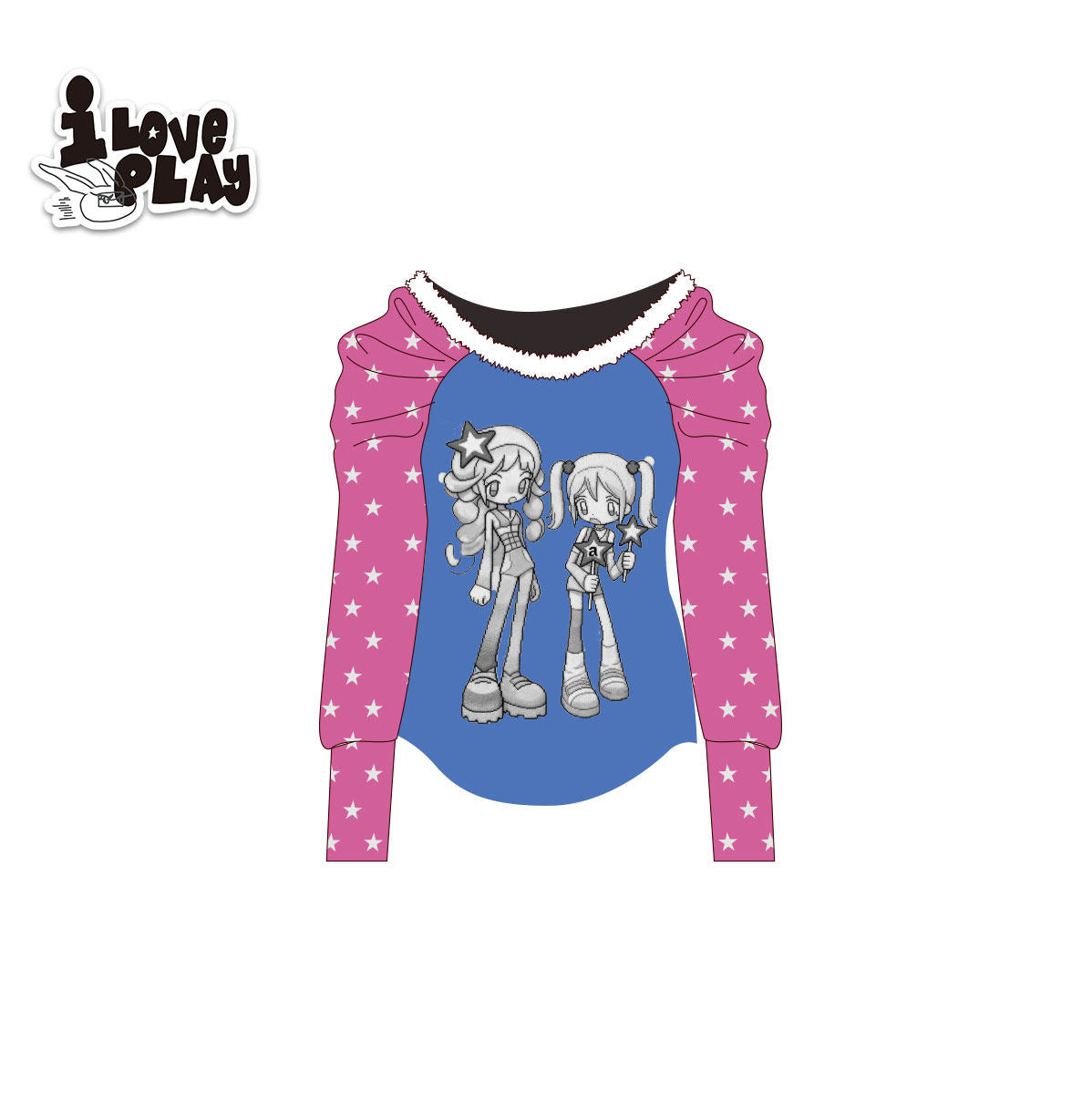 loveplay – Off-Shoulder Puff Sleeve Top shirt loveplay Pink S