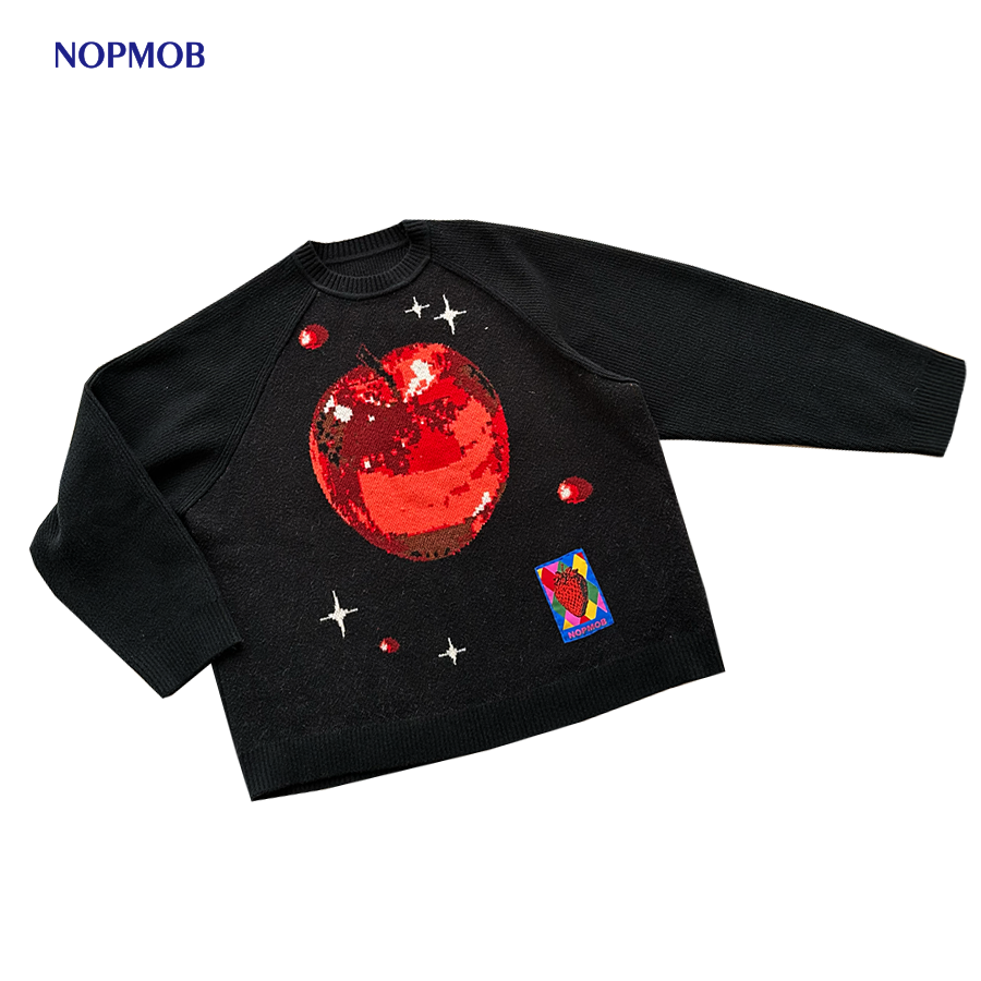 NOPMOB - Unique Star Apple Knit Sweater sweater NOPMOB